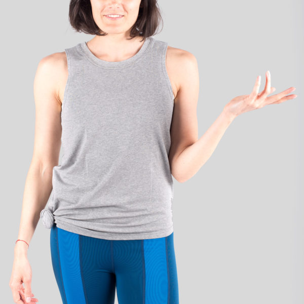 Leggings with vertical stripes