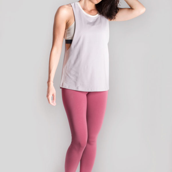 Yoga leggings dark blush