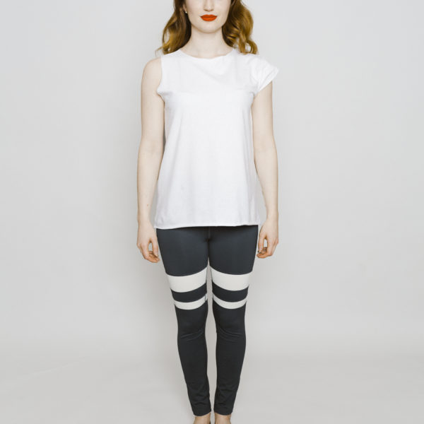 Leggings with stripes